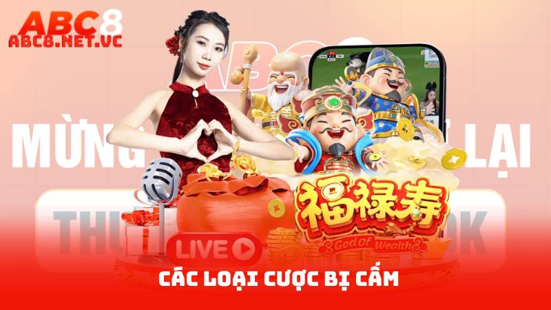 Điều khoản ABC8 2 Các loại cược bị cấm
